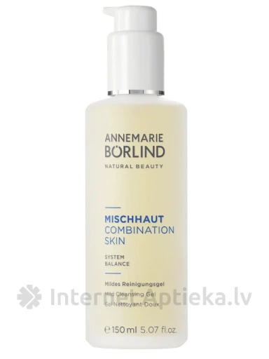Annemarie Borlind Õrn puhastusgeel kombineeritud nahale, 150 ml | internetaptieka.lv