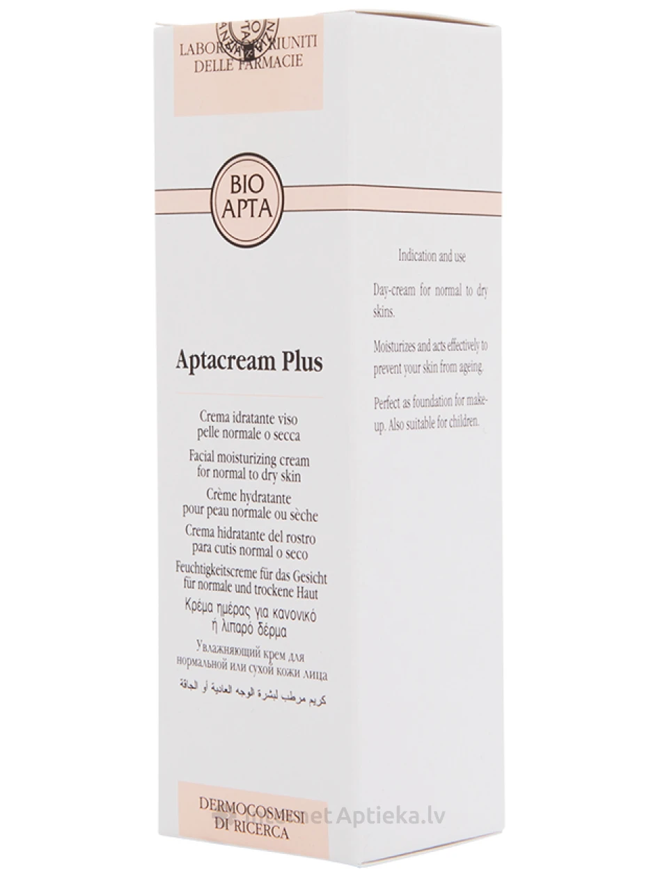 Bioapta Aptacream Plus niisutav kreem normaalsele ja kuivale näonahale, 50 ml | internetaptieka.lv
