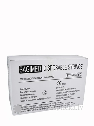 Sagimed süstal 1 ml, 3-osaline, nõelaga 0,6 x 32 mm, 100 tk. | internetaptieka.lv