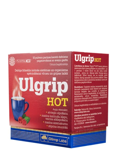 Olimp Labs Ulgrip Hot со вкусом малины, 10 пакетиков | internetaptieka.lv