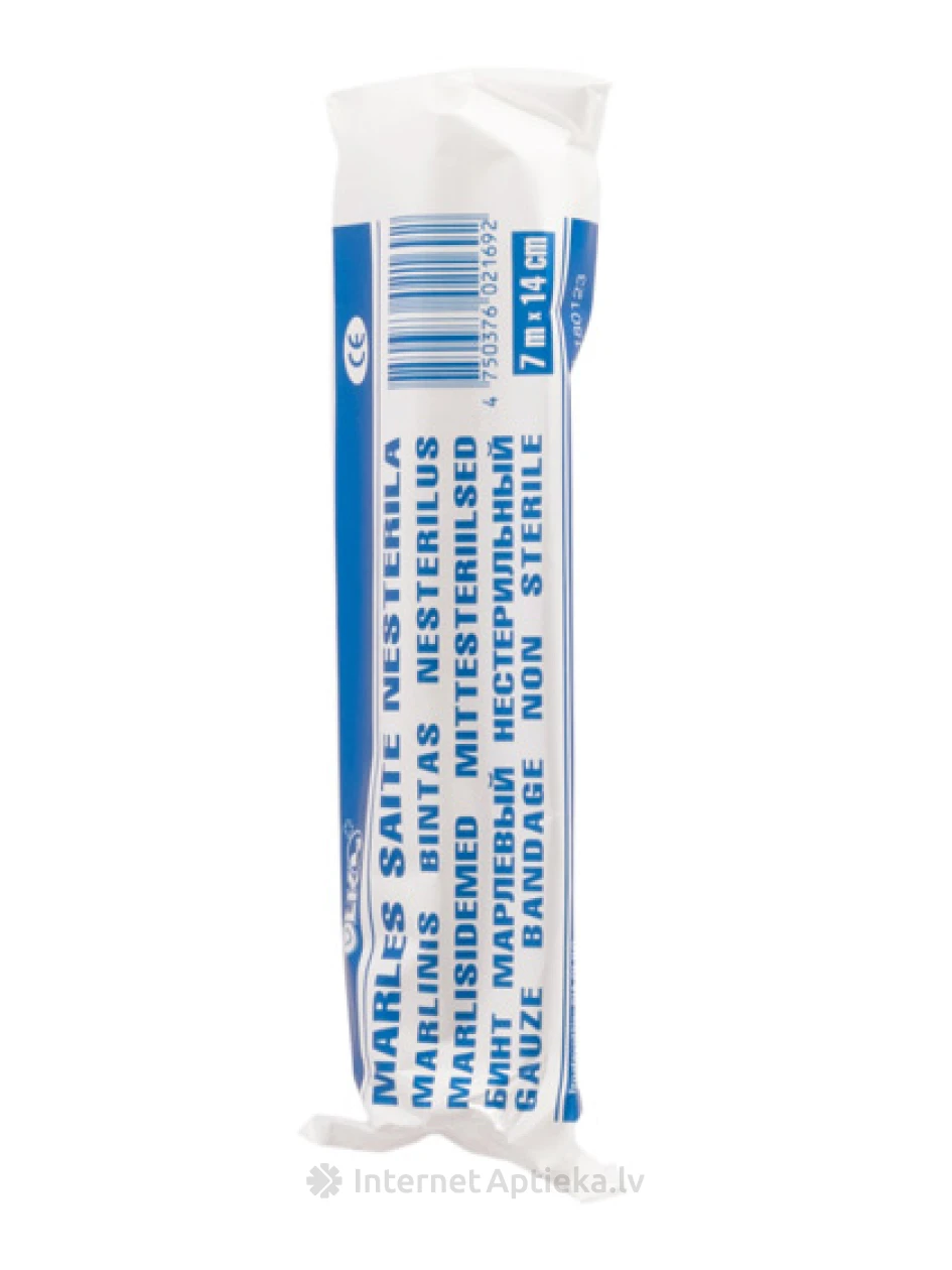 Olko marliside - mittesteriilne 7 m x 14 cm, 1 tk. | internetaptieka.lv