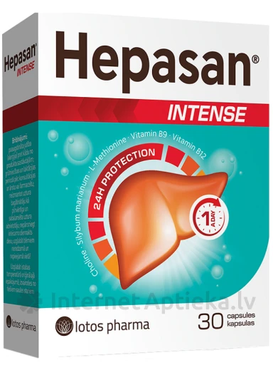 Hepasan® INTENSE, 30 kapsulas | internetaptieka.lv
