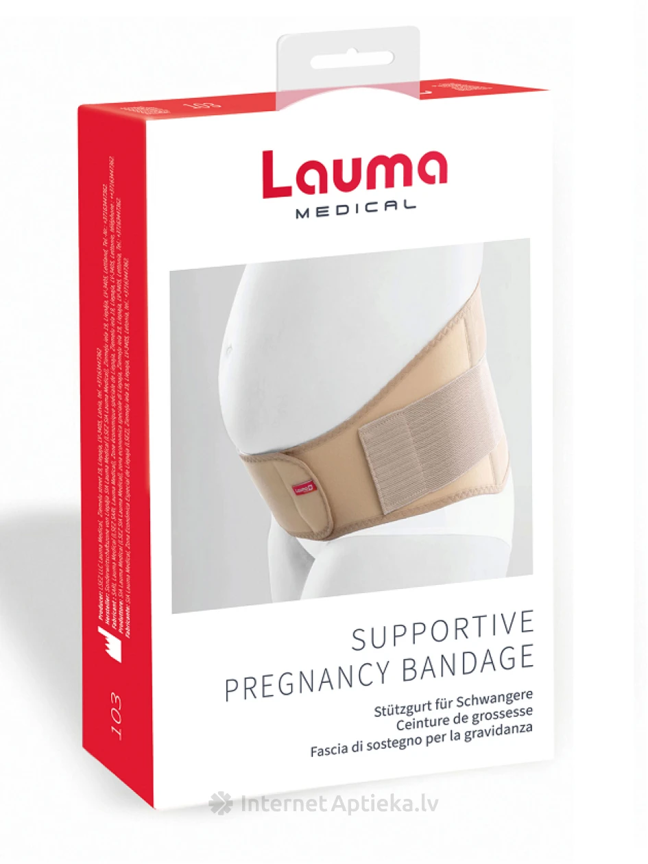Lauma Medical поддерживающий пояс для беременных - размер L, 1 шт. | internetaptieka.lv