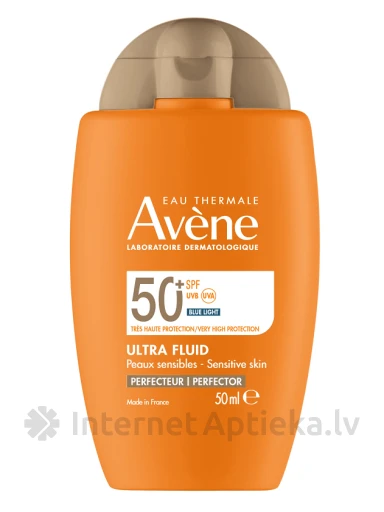 Avene Sun Ultra-fluīds perfector ar toni SPF50+, 50 ml | internetaptieka.lv