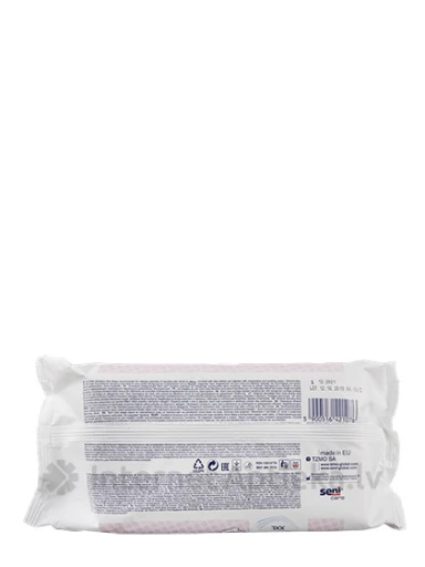 Seni Care Sensitive Aloe mitrās salvetes ar vāciņu, 68 gb. | internetaptieka.lv