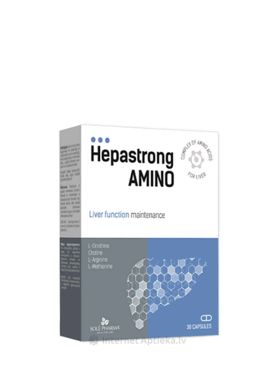 Hepastrong Amino kapslid maksale, 30 kapslit | internetaptieka.lv