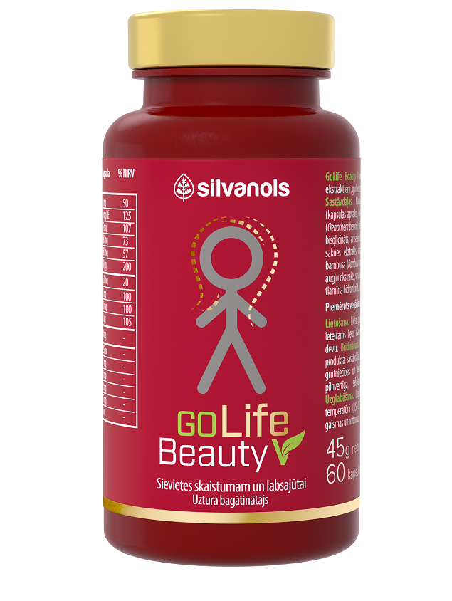Silvanols GoLife Beauty V kapsulas, 60