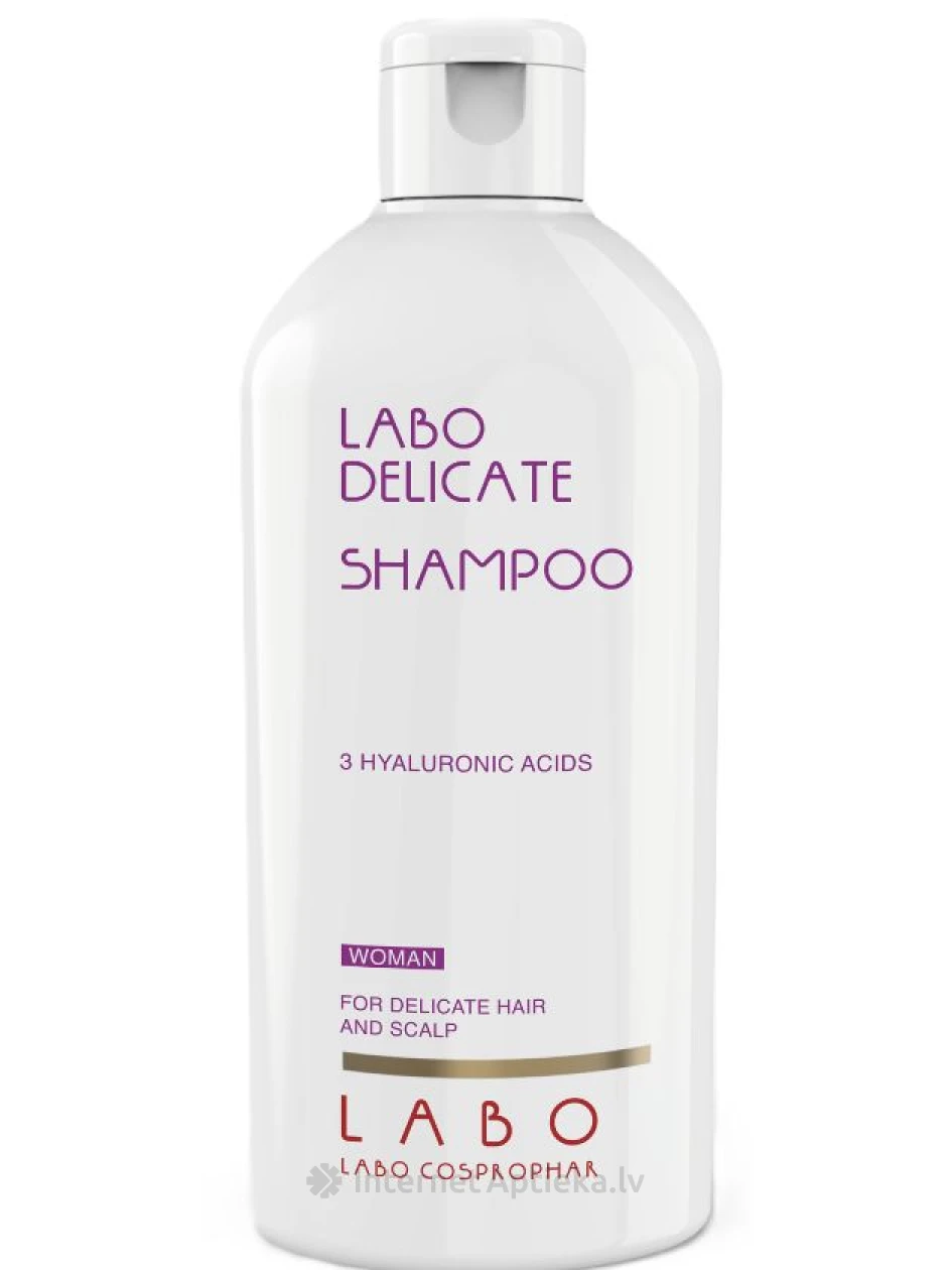 LABO DELICATE СПЕЦИАЛЬНЫЙ ШАМПУНЬ ДЛЯ ЧУВСТВИТЕЛЬНОЙ КОЖИ ДЛЯ ЖЕНСКОЙ КОЖИ, 200 мл | internetaptieka.lv