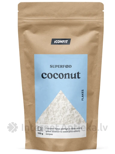 ICONFIT Kookoshelbed, 100 g | internetaptieka.lv