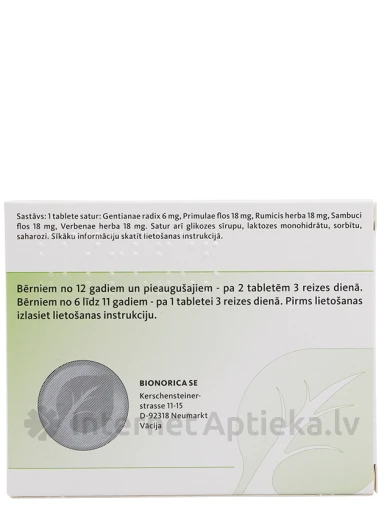 Sinupret, 100 драже | internetaptieka.lv