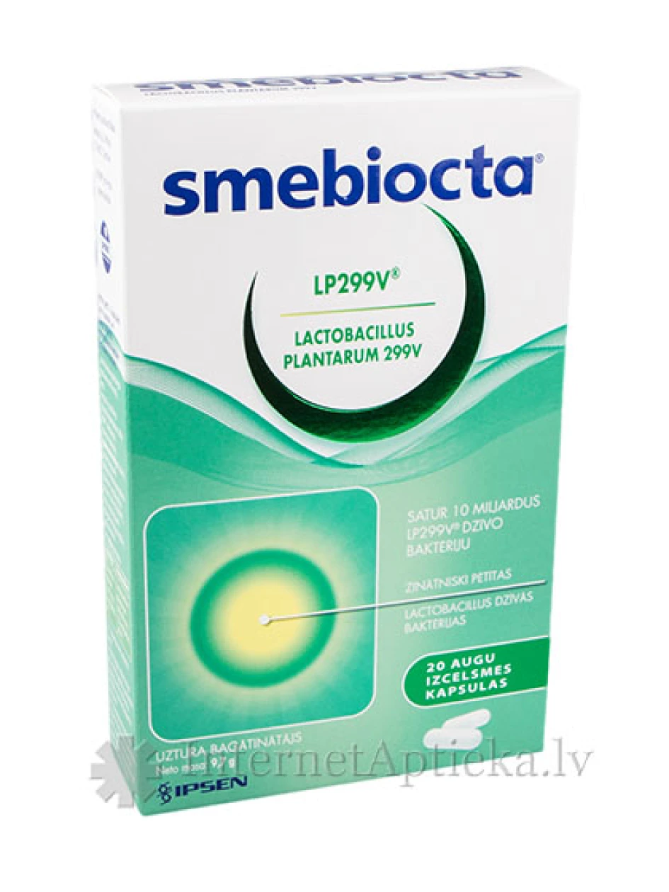 Smebiocta, 20 kapslit | internetaptieka.lv