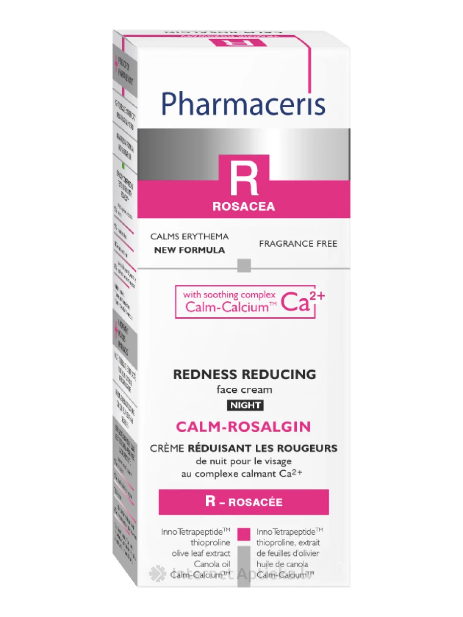 Pharmaceris Calm – Rosalgini punetust vähendav näo öökreem, 30 ml | internetaptieka.lv