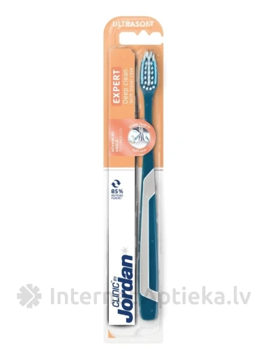 JORDAN Clinic Expert Deep Clean zobu birste īpaši mīksta, 1 gb. | internetaptieka.lv
