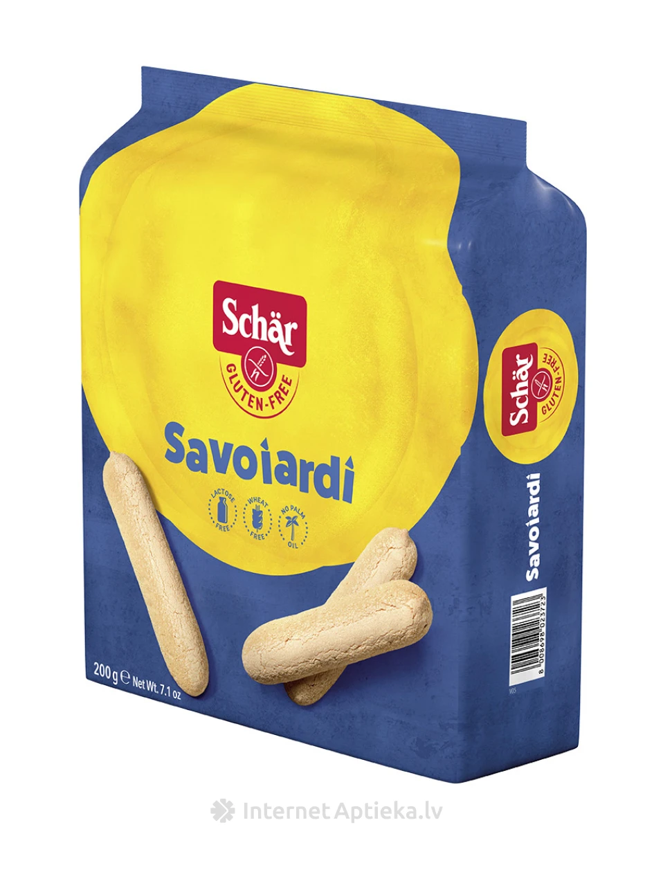 Schär Savoiardi безглютеновое печенье «Дамские пальчики», 200 г | internetaptieka.lv