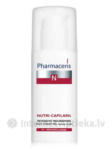 Pharmaceris N-Nutri Capilaril barojošs krēms sejai, 50 ml | internetaptieka.lv