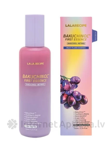 Lalarecipe Bakuchinol First Essence atjaunojošā esence, 155 ml | internetaptieka.lv