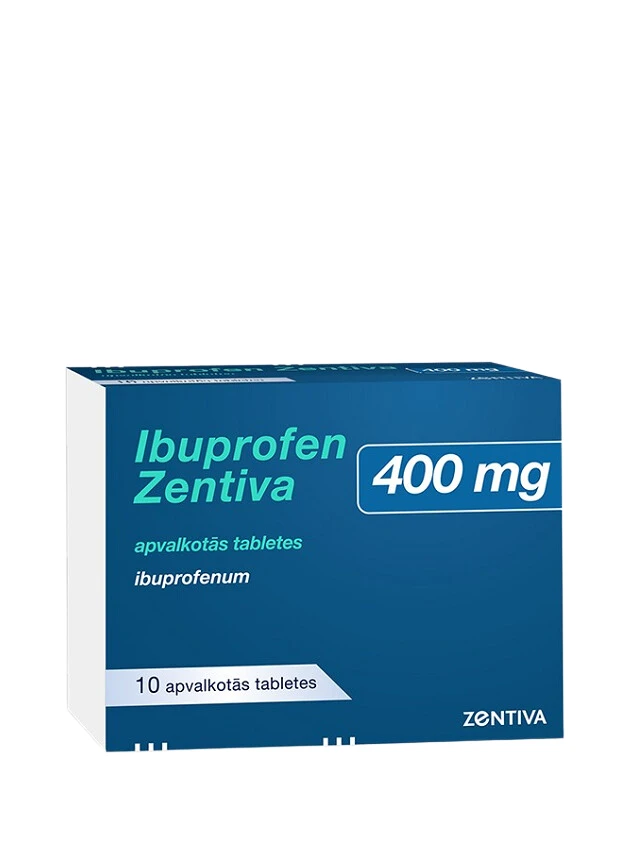 Ibuprofen Zentiva 400 mg apvalkotās tabletes