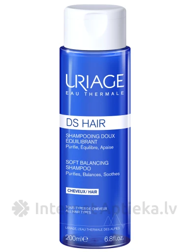 URIAGE D.S. balansējošs šampūns, 200 ml | internetaptieka.lv