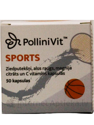 Pollinivit sport, 50 kapslit | internetaptieka.lv