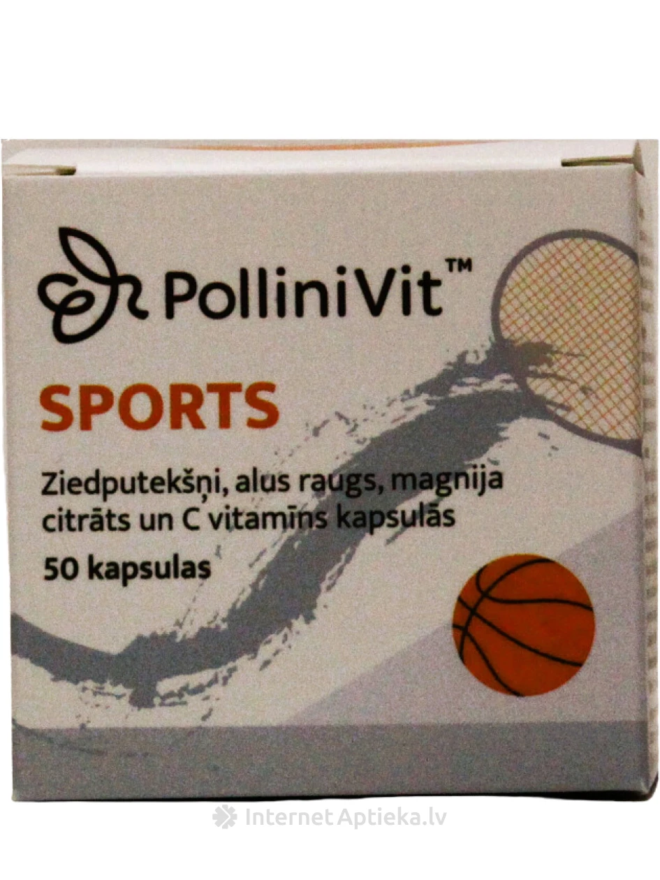 Pollinivit sports, 50 kapsulas | internetaptieka.lv