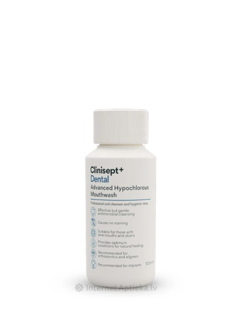 CLINISEPT+ DENTAL MOUTHWASH suuõõne hooldustooted, 100 ml | internetaptieka.lv