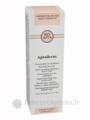 Bioapta Aptaderm toitev näokreem, 50 ml | internetaptieka.lv