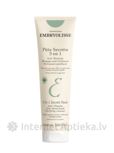 EMBRYOLISSE 3-in-1 Secret Paste kolm-ühes näohooldustoode, 100 ml | internetaptieka.lv