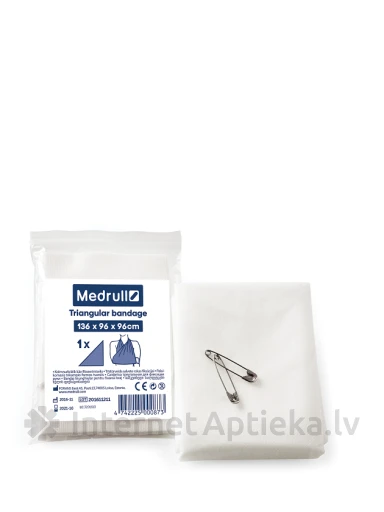 Medrull Salvete trīsstūrveida - imobilizācjai 136 x 96 x 96 mm, 1 gb. | internetaptieka.lv