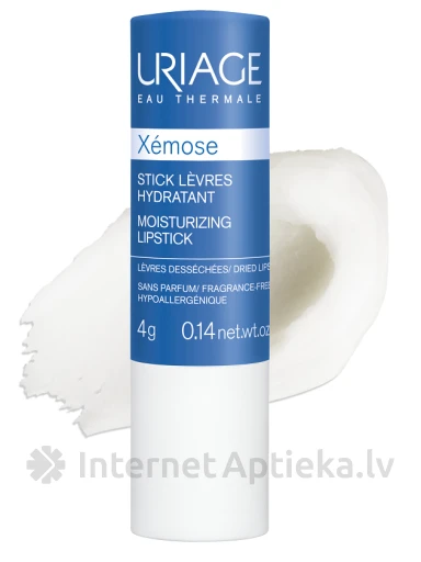 URIAGE Xemose mitrinošs lūpu balzams bez smaržas, 4 g | internetaptieka.lv