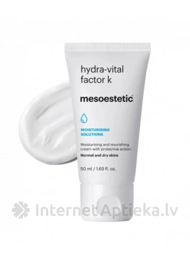 Mesoestetic hydra-vital factor k увлажняющий крем для лица, 50 мл | internetaptieka.lv