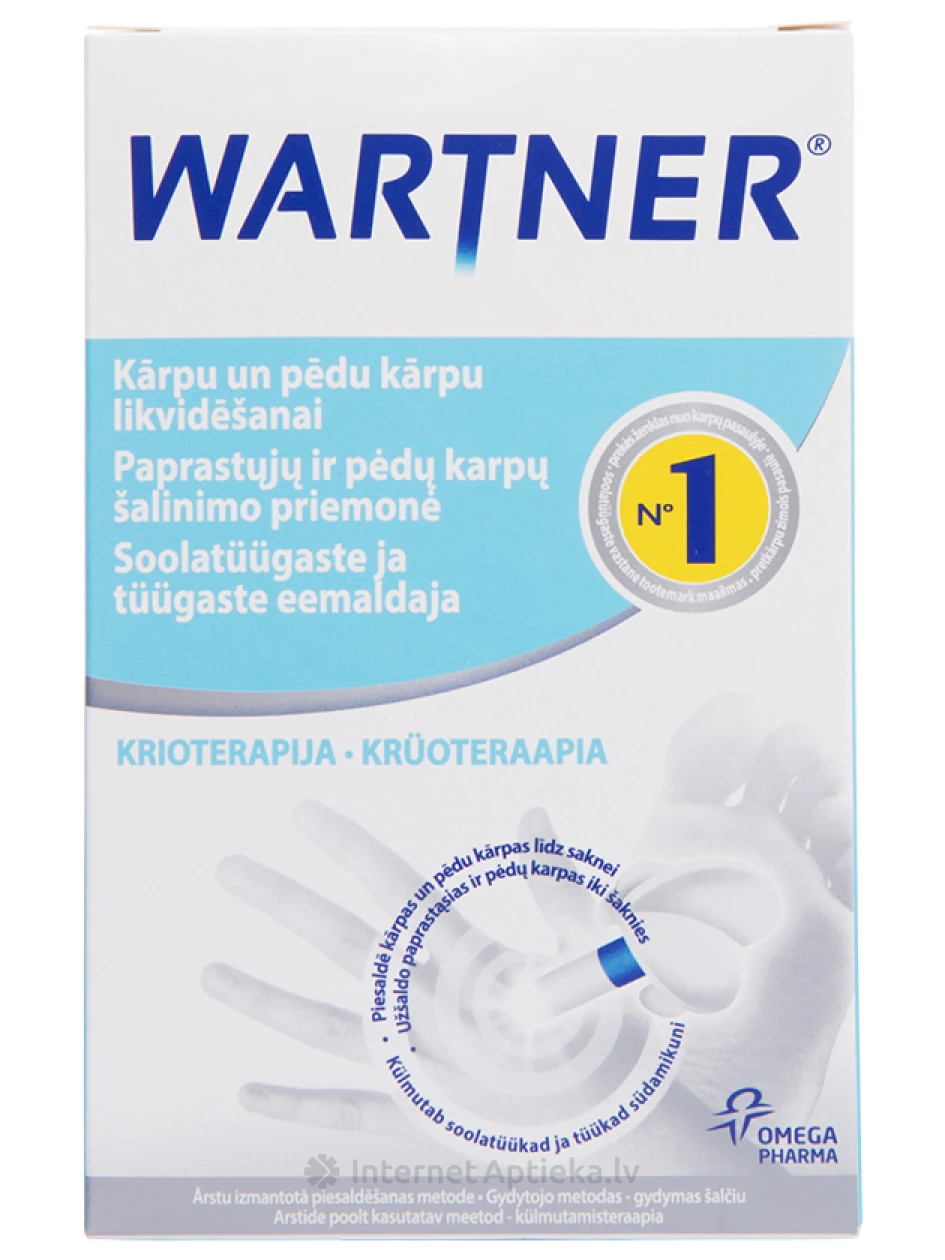 Wartner криотерапия для удаления бородавок, 50 мл | internetaptieka.lv