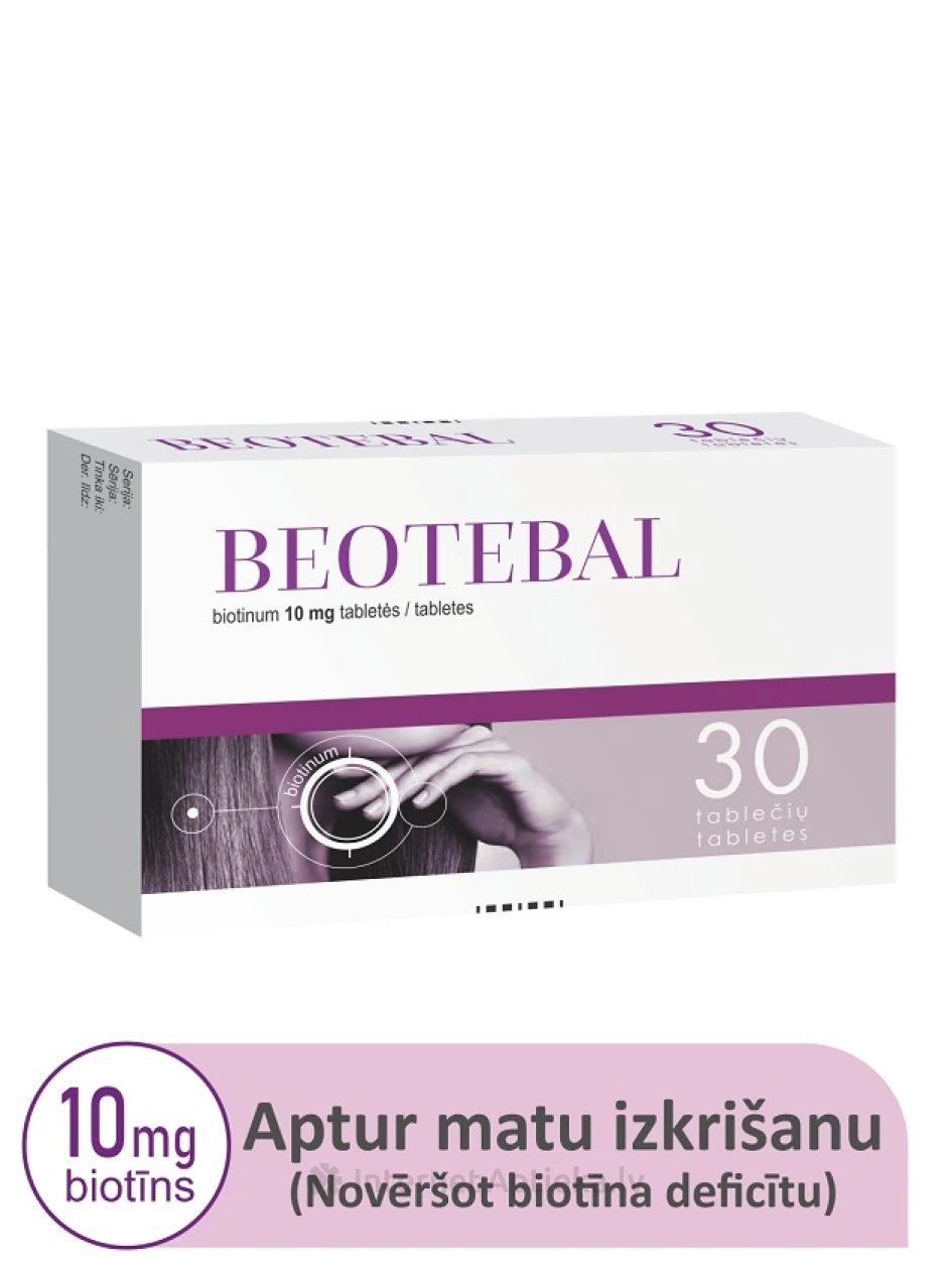 Beotebal 10mg, 30 tabletti | internetaptieka.lv