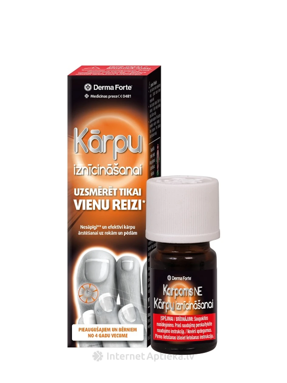 Derma Forte Wart Away kārpu iznīcināšanai, 2 ml | internetaptieka.lv