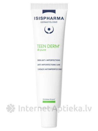 ISISPHARMA TEEN DERM α-pure intensīvs līdzeklis izsitumiem, 30 ml | internetaptieka.lv