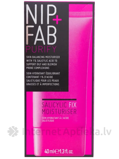 NIP+FAB Salicylic Fix крем для лица, 40 мл | internetaptieka.lv