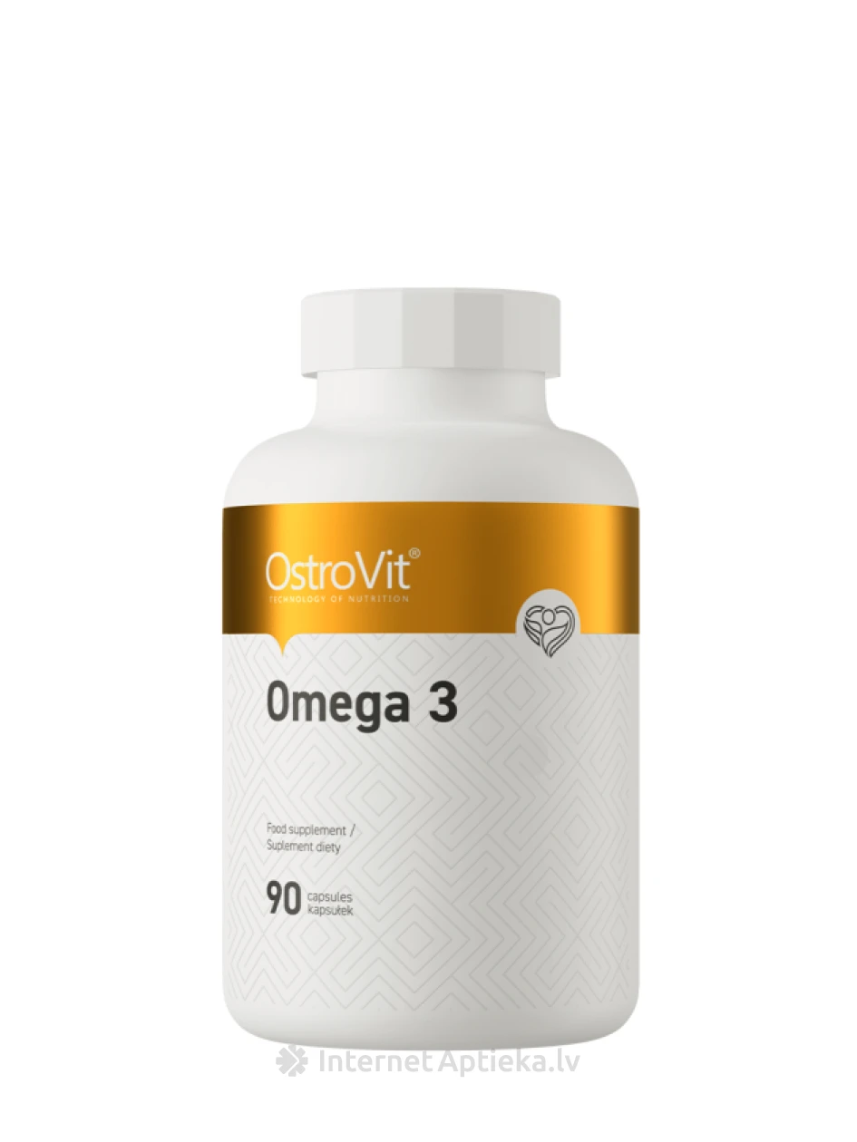 OstroVit Kapsulas Omega3, 90 gb. | internetaptieka.lv