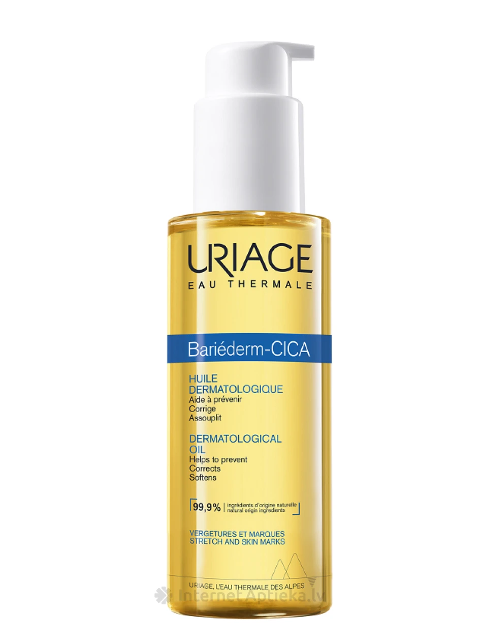 URIAGE Bariederm dermatoloģiska Cica eļļa pret strijām un ādas rētām, 100 ml | internetaptieka.lv