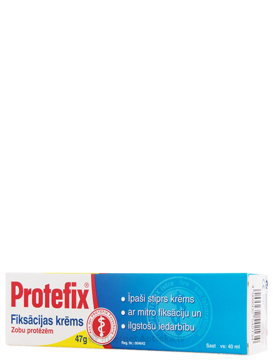 Protefix крем для фиксации зубных протезов, 40 мл | internetaptieka.lv