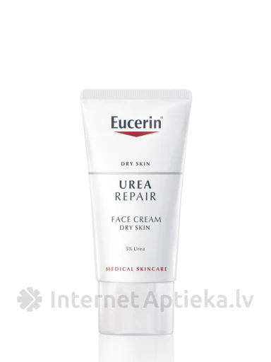 Eucerin UreaRepair näokreem kuivale nahale uureaga (5%), 50 ml | internetaptieka.lv