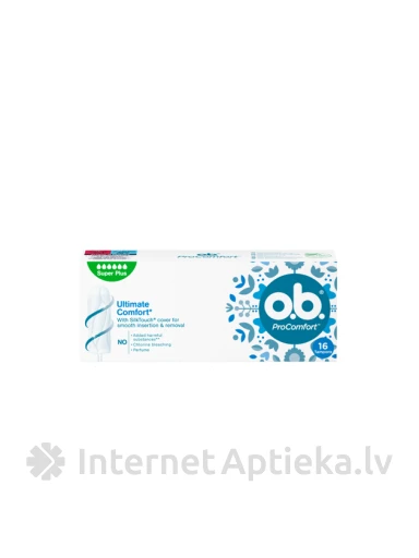 OB Тампоны "Procomfort™" Super Plus, 16 шт. | internetaptieka.lv