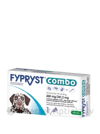 Fypryst combo 268/241.2 mg lahus koertele 20-40kg | internetaptieka.lv