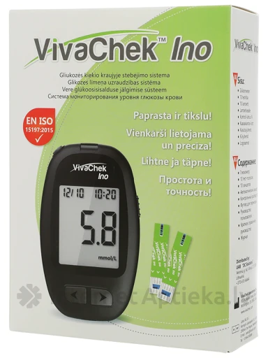 Glikometrs Vivachek Ino System, 1 gb. | internetaptieka.lv