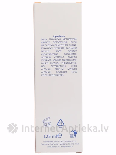 Bioapta Aptasol 20+ saules aizsardzības pieniņš, 125 ml | internetaptieka.lv