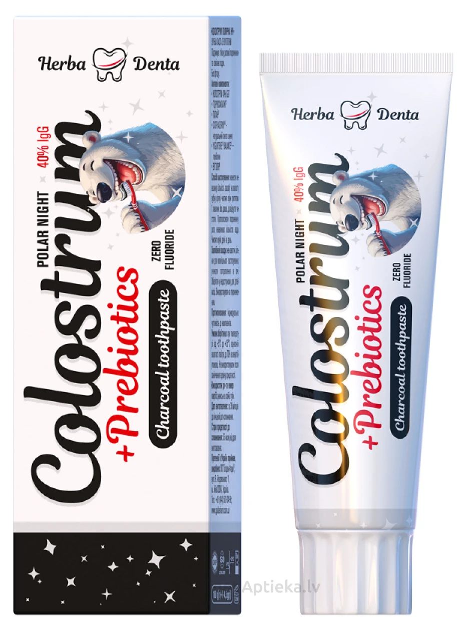 Colostrum zobu pasta Polārā nakts, 100 g | internetaptieka.lv