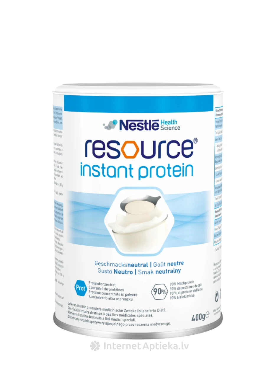 Nestle Resource Instant Protein pulber, 400 g | internetaptieka.lv
