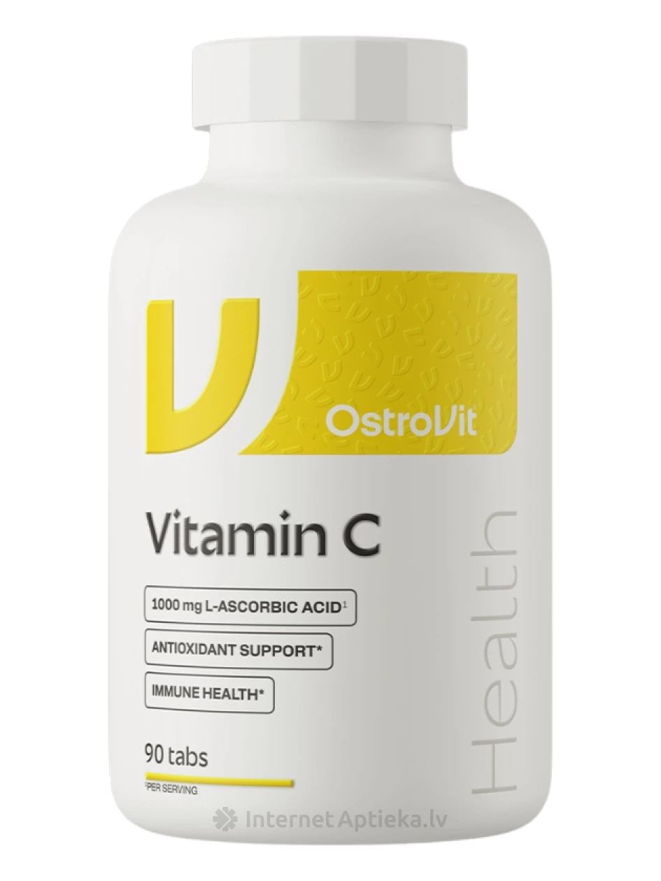 OstroVit Vitamin C tabletid, 90 tk. | internetaptieka.lv