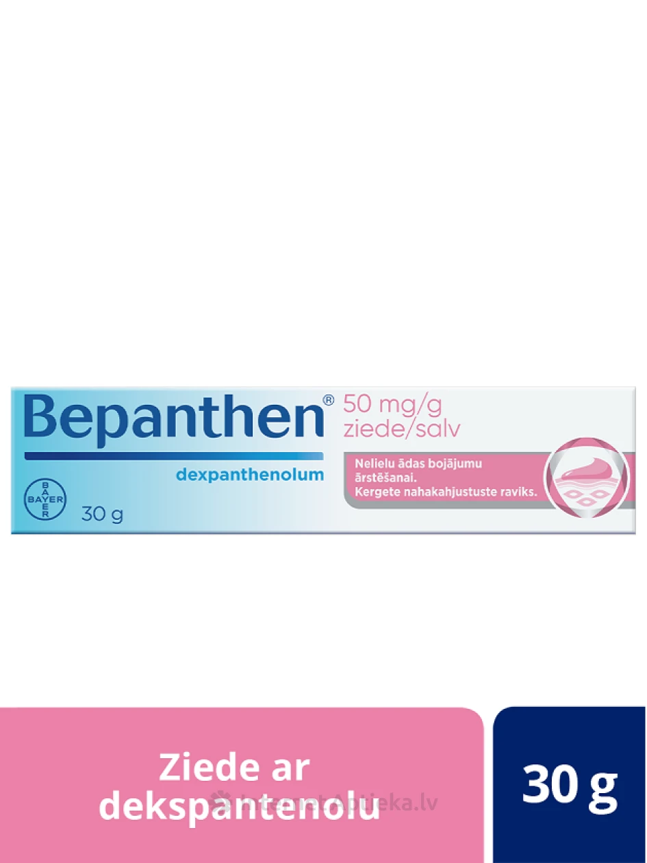 Bepanthen 50 mg/g ziede, 30 g | internetaptieka.lv