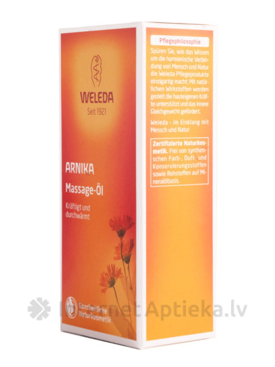 Weleda Masāžas eļļa ar arniku, 50 ml | internetaptieka.lv