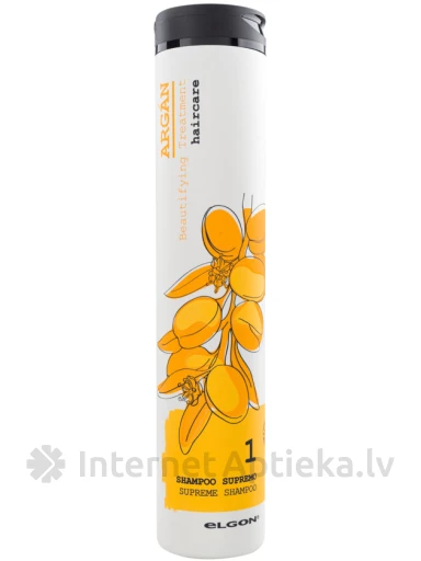 ELGON Argan supreme šampūns sausiem, bojātiem matiem, 250 ml | internetaptieka.lv