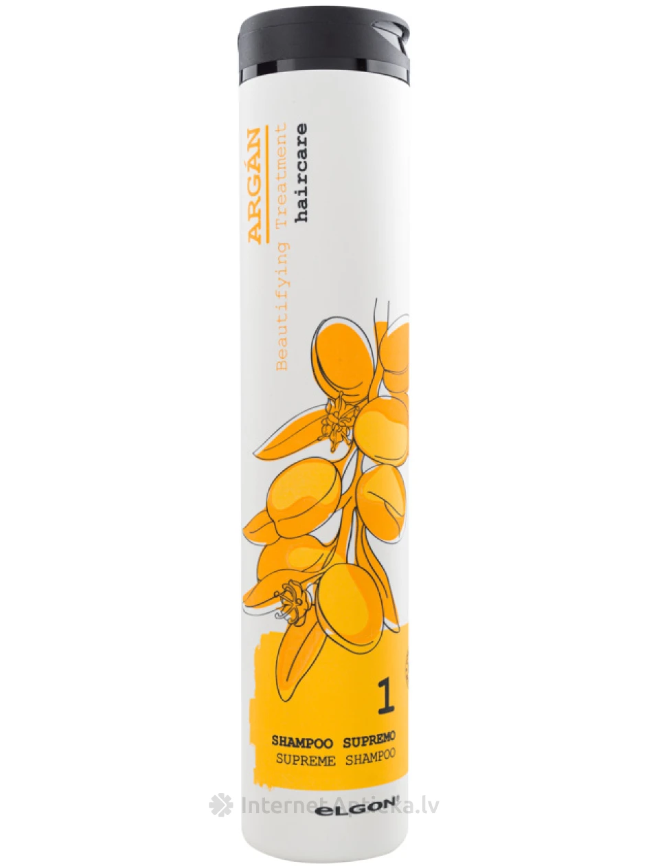 ELGON Argan supreme šampūns sausiem, bojātiem matiem, 250 ml | internetaptieka.lv